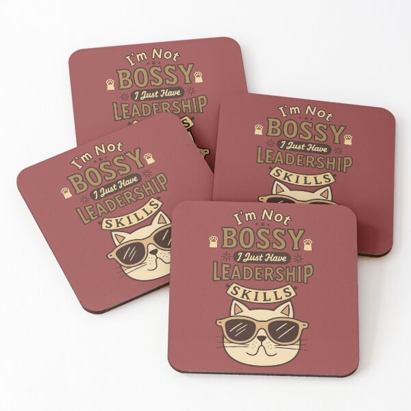 Item preview, Bossy Cat Leadership Skills designed and sold by TheBeeKindSpace.