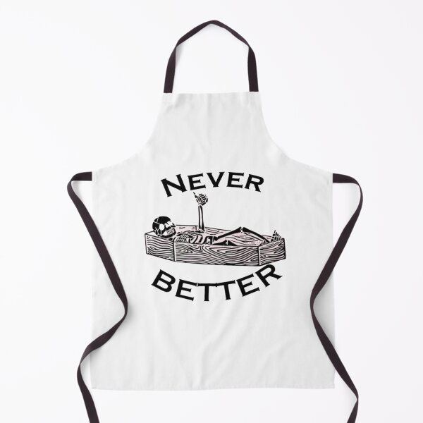 Item preview, Never Better Skeleton – Funny Dark Humor Coffin designed and sold by roartusa.