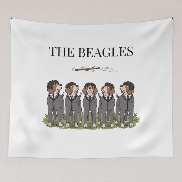 Item preview, The Beagles Funny Classic Rock Band Parody designed and sold by StoatandWeasel.