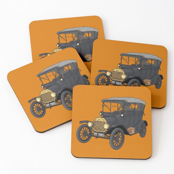 Item preview, 1908 Ford Model T Tourer Vintage Antique Automobile Graphic Print designed and sold by FreiherrPK.