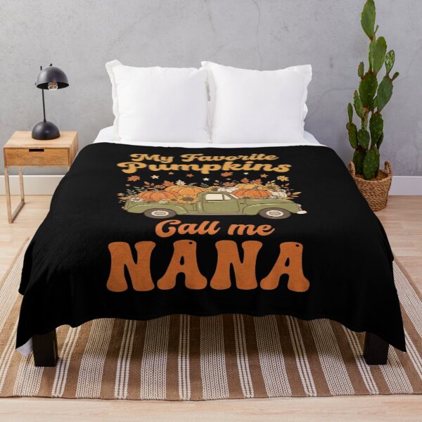 Item preview, My Favorite Pumpkins Call Me Nana T-Shirt | Funny Grandma Halloween Family Graphic Gift designed and sold by Trendably.