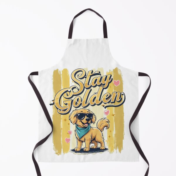 Item preview, Stay Golden – Cool Golden Retriever Dog Art designed and sold by Luna & Cleo Creative.