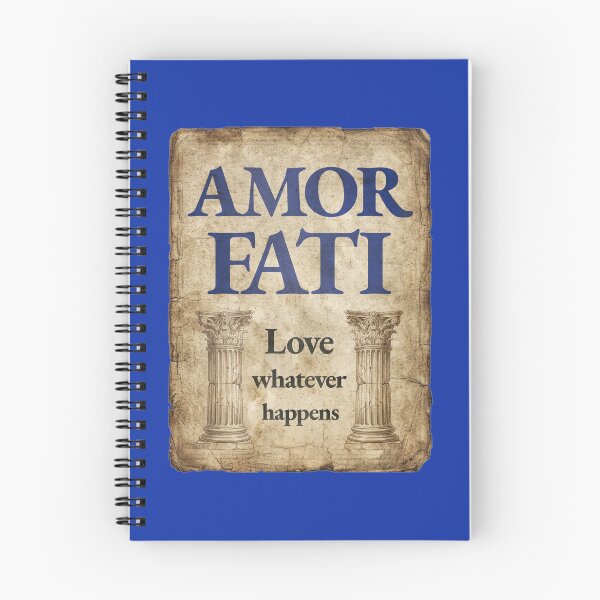 Item preview, Amor Fati - Vintage Distressed Stoic Quote - Egyptian Blue Version designed and sold by Stoic Core.