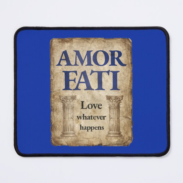 Item preview, Amor Fati - Vintage Distressed Stoic Quote - Egyptian Blue Version designed and sold by Stoic Core.