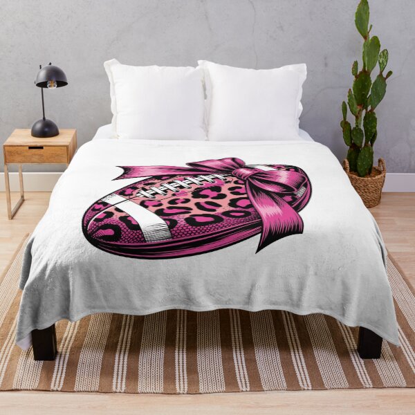 Item preview, Leopard Print Football with Bow Print designed and sold by jkrphoto.