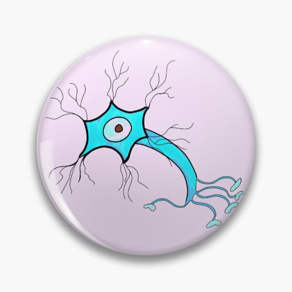 Item preview, Biology Notes Sticker 2025 - (Neuron) designed and sold by ClumsyPillbug.