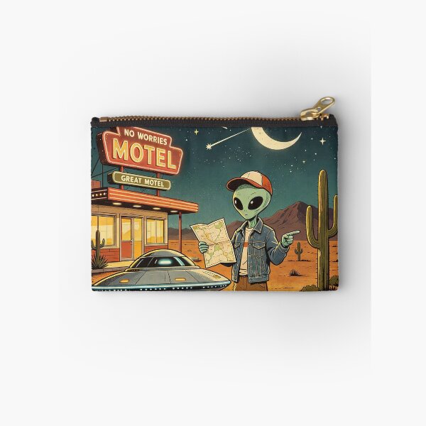 Item preview, Wrong Planet Lost Alien Motel Vintage Poste designed and sold by NatalieJeans.