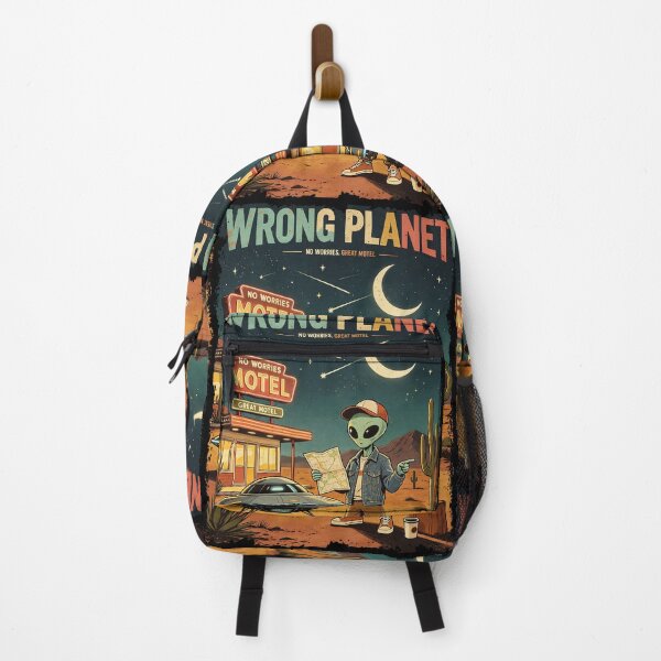 Item preview, Wrong Planet Lost Alien Motel Vintage Poste designed and sold by NatalieJeans.