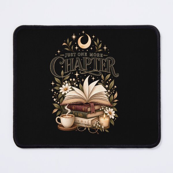 Item preview, Just One More Chapter Minimalist Book Lover Reading designed and sold by Glitchart66.