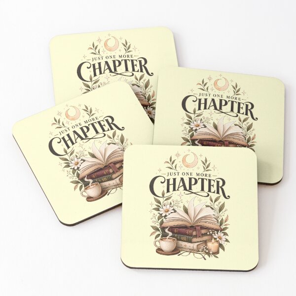 Item preview, Just One More Chapter Minimalist Book Lover Reading designed and sold by Glitchart66.