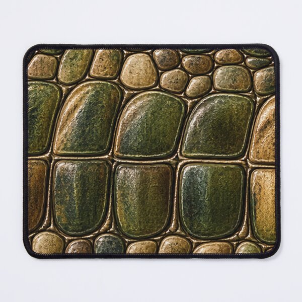 Item preview, Hand Painted Crocodile Scales – Earth Tone Wildlife Texture designed and sold by annenambiro.