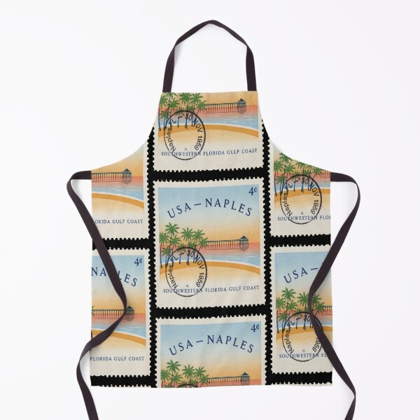Item preview, Naples Florida Pier Sunset Luxury Coast Stamp Sticker designed and sold by stickercuffs.