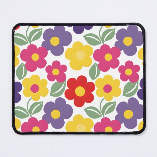 Item preview, 60s Groovy Daisy Floral - Colorful Retro Happy Flower Pattern designed and sold by Ela Art Space .