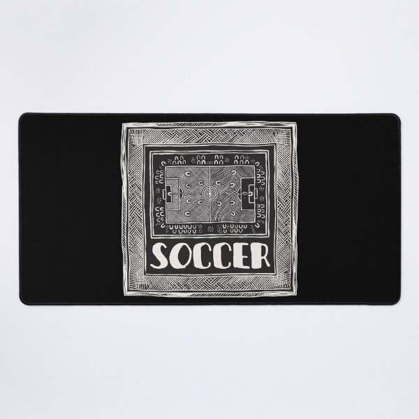 Item preview, Aboriginal Dreamtime Soccer Pitch Indigenous Australian Football Art Print designed and sold by FreiherrPK.