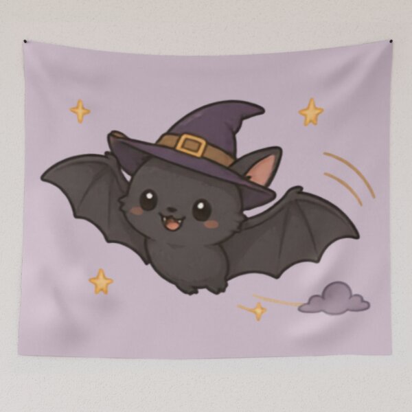 Item preview, Witchy Halloween Bat designed and sold by MellowMunchkins.