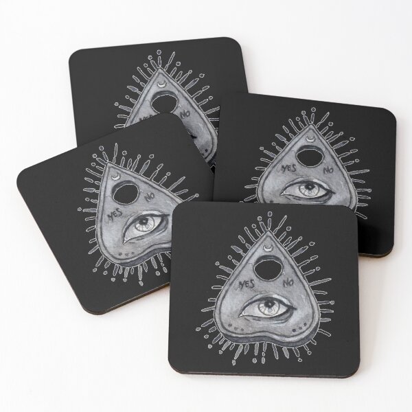 Item preview, Ouija Planchette All Seeing Eye Gothic Watercolor designed and sold by esmavart.