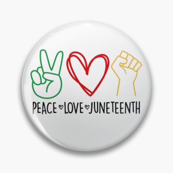 Item preview, Peace Love Juneteenth – Freedom & Unity Celebration designed and sold by roartusa.