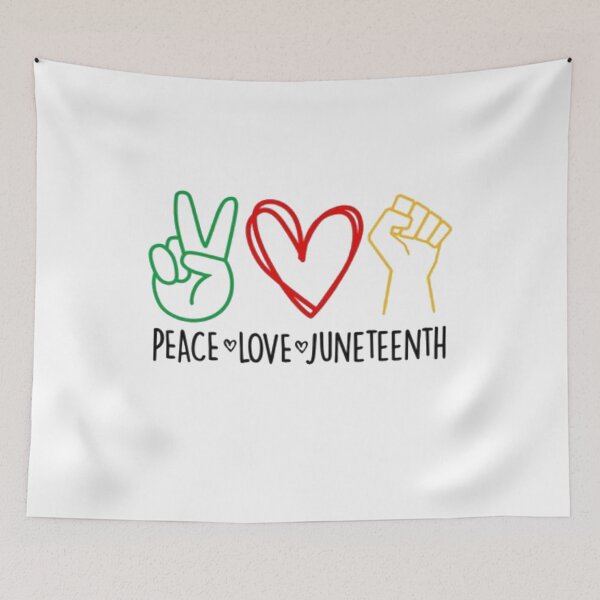 Item preview, Peace Love Juneteenth – Freedom & Unity Celebration designed and sold by roartusa.
