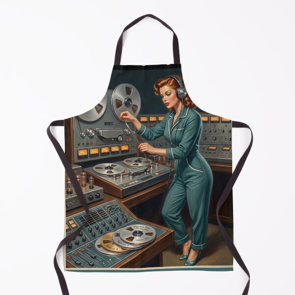 Item preview, Reel To Reel Master Tape Deck Audiophile Pin-Up designed and sold by ThirdShiftLab.