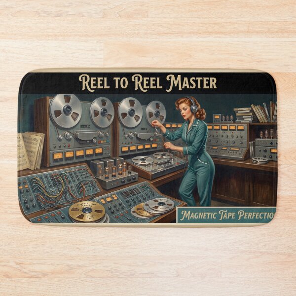 Item preview, Reel To Reel Master Tape Deck Audiophile Pin-Up designed and sold by ThirdShiftLab.