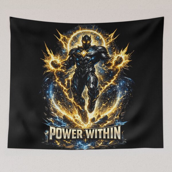 Item preview, Power Within Cosmic Energy Warrior Inspirational Strength Design designed and sold by irfanshikh.
