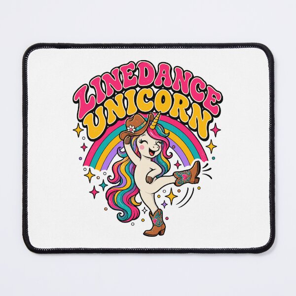 Item preview, Linedance Unicorn Groovy Rainbow Western Funny Cowgirl Unicorn designed and sold by ZIGLWORKS.