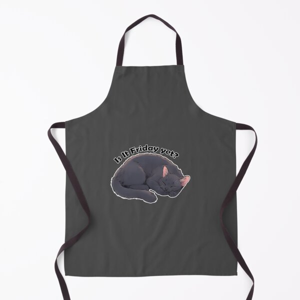 Item preview, Is It Friday Yet? Cute Cat - Funny designed and sold by Hungry-Fox.