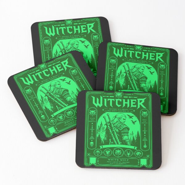 Item preview, Green Retro Pixel Witcher – 8-Bit Geralt RPG Gaming Design designed and sold by Pandaburba.