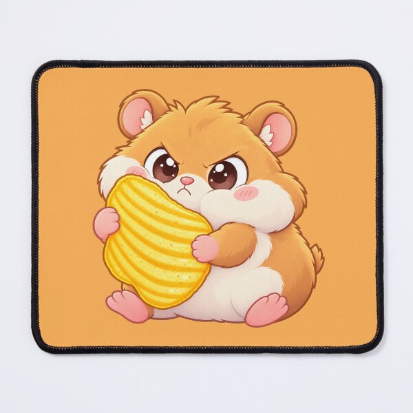 Item preview, Cute Hamster Hugging a Corn Cob designed and sold by zan-mf.