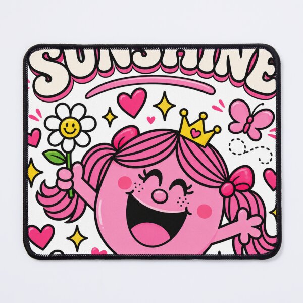 Item preview, Pink Sunshine Girl – Cute Happy Positive Vibes designed and sold by Alled Shop.