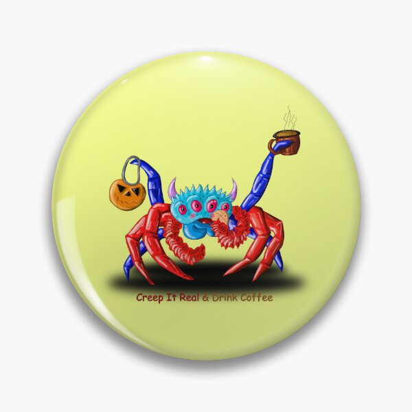 Item preview, Creep It Real Spider Crab Monster Coffee Halloween designed and sold by laxmanrajart.