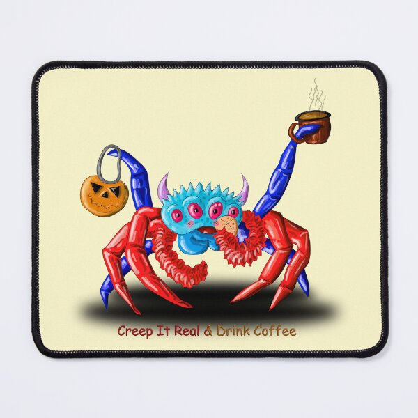 Item preview, Creep It Real Spider Crab Monster Coffee Halloween designed and sold by laxmanrajart.