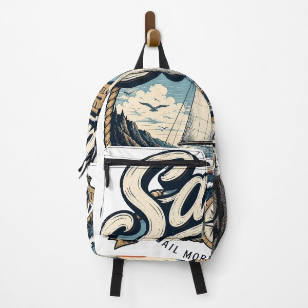 Item preview, Sailing Life Is Better on the Water | Vintage Sailboat Nautical Design designed and sold by Craftev.