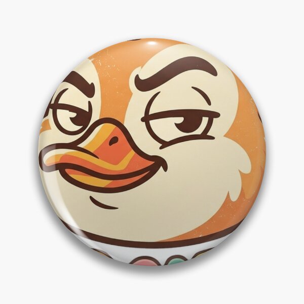 Item preview, Who Cares Funny Duck Retro Sticker designed and sold by RoyArt0.