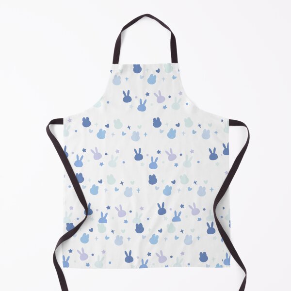 Item preview, Cute Pastel Blue Bunny Seamless Pattern Art designed and sold by Kidix Arts.