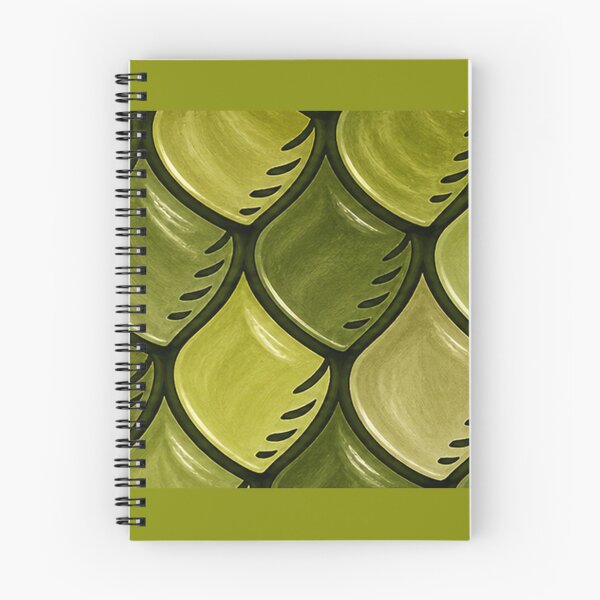Item preview, Olive Fish Scale Pattern – Hand Painted Green Texture designed and sold by annenambiro.