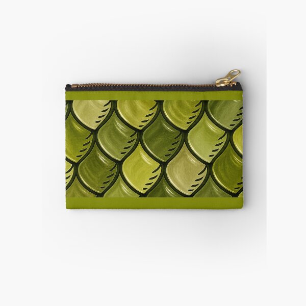 Item preview, Olive Fish Scale Pattern – Hand Painted Green Texture designed and sold by annenambiro.