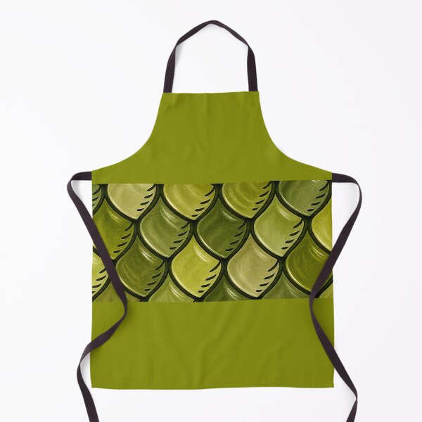 Item preview, Olive Fish Scale Pattern – Hand Painted Green Texture designed and sold by annenambiro.