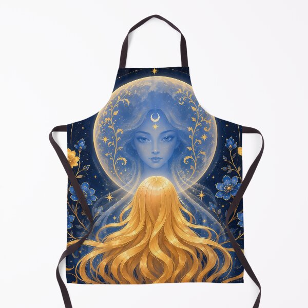 Item preview, Blonde Child and Blue Spirit of the Moon designed and sold by FriskyLemur.