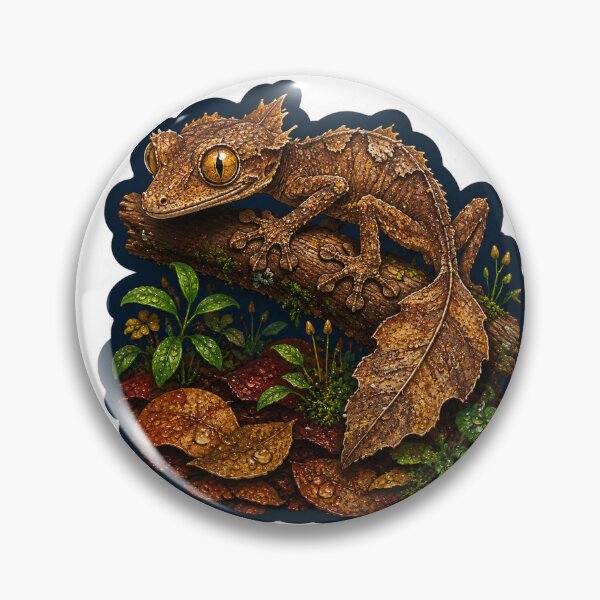 Item preview, Satanic Leaf Tailed Gecko | Weird & Wild Reptile Art designed and sold by Lwonder.