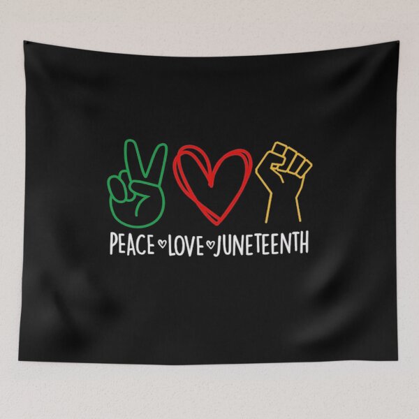 Item preview, Peace Love Juneteenth – Freedom & Unity Celebration designed and sold by roartusa.
