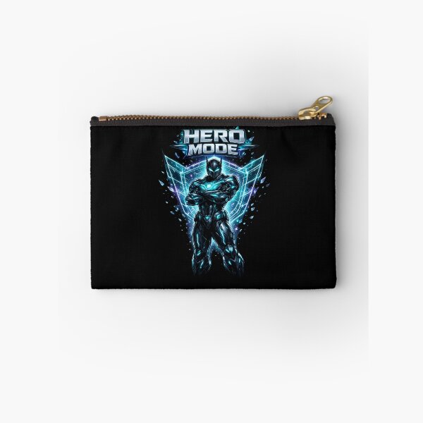 Item preview, Hero Mode Futuristic Warrior Blue Energy Inspirational Design designed and sold by irfanshikh.