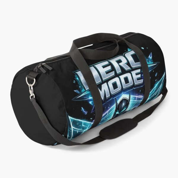 Item preview, Hero Mode Futuristic Warrior Blue Energy Inspirational Design designed and sold by irfanshikh.