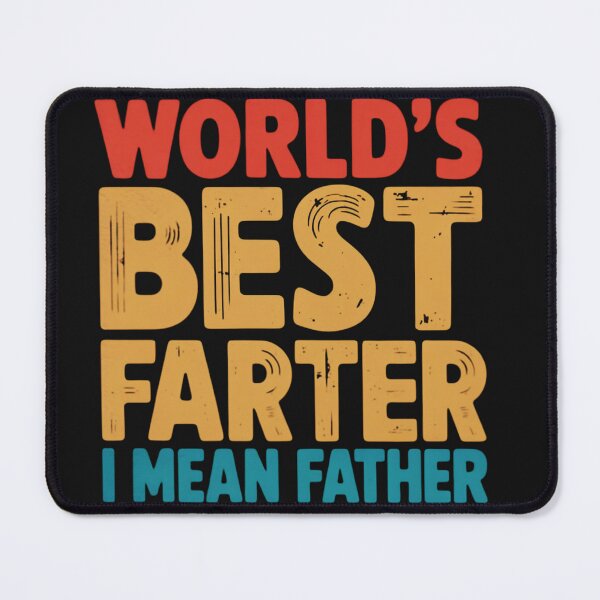 Item preview, World’s Best Farter I Mean Father – Funny Father’s Day designed and sold by ViktoonShirts.