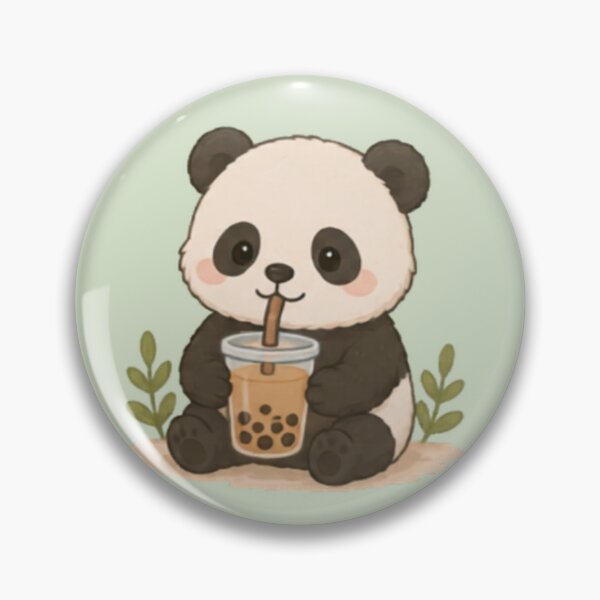 Item preview, Boba Tea Giant Panda designed and sold by MellowMunchkins.