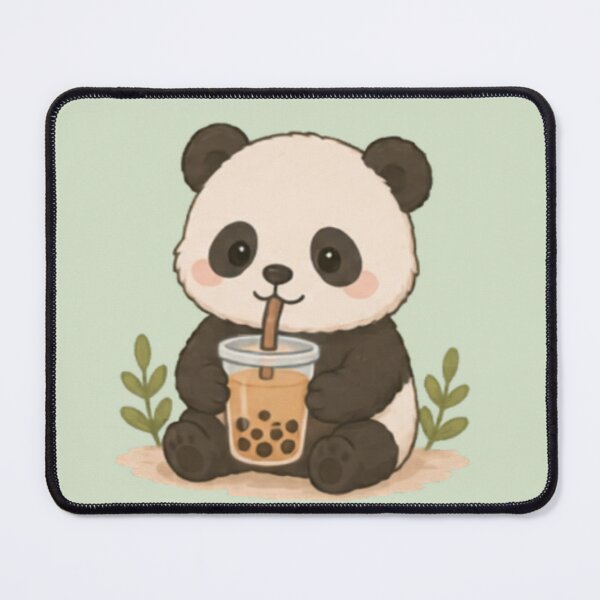 Item preview, Boba Tea Giant Panda designed and sold by MellowMunchkins.