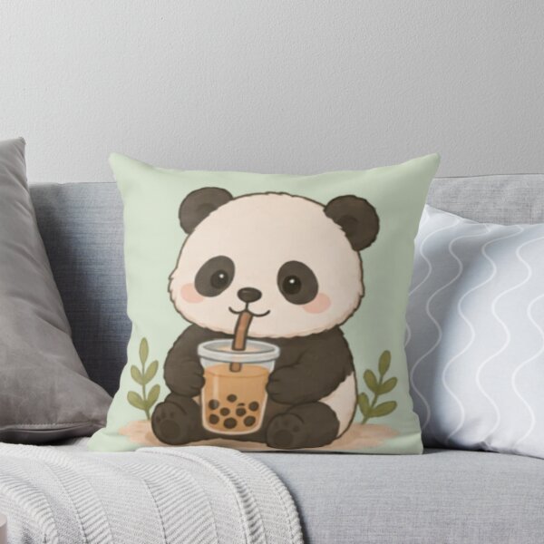 Item preview, Boba Tea Giant Panda designed and sold by MellowMunchkins.