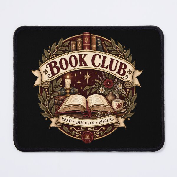 Item preview, Vintage Book Club Literary Society Book Lover designed and sold by Glitchart66.