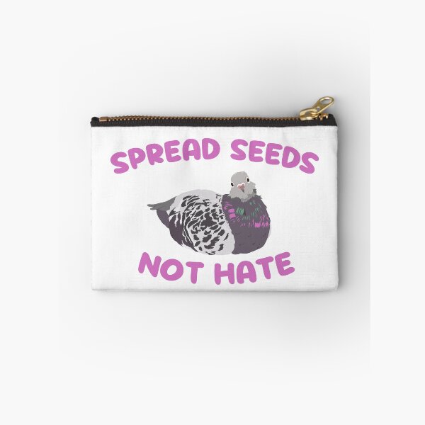 Item preview, Spread Seeds Not Hate Pigeon designed and sold by TiffinByLK.