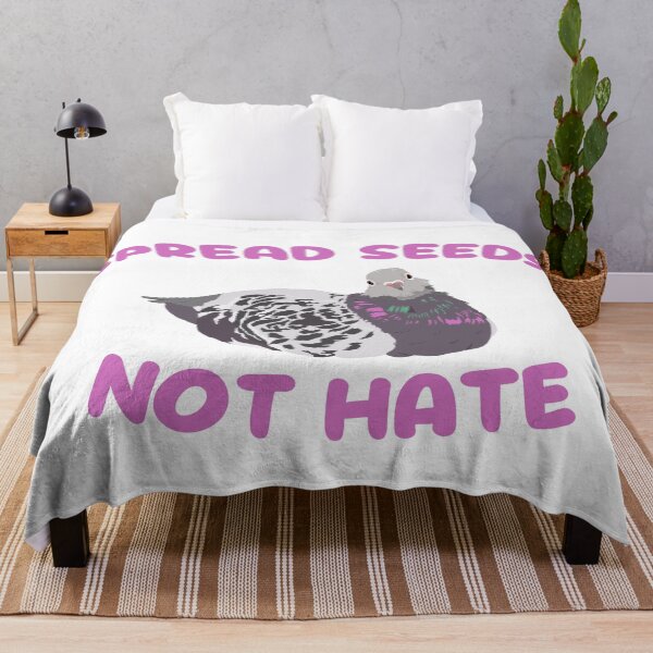 Item preview, Spread Seeds Not Hate Pigeon designed and sold by TiffinByLK.